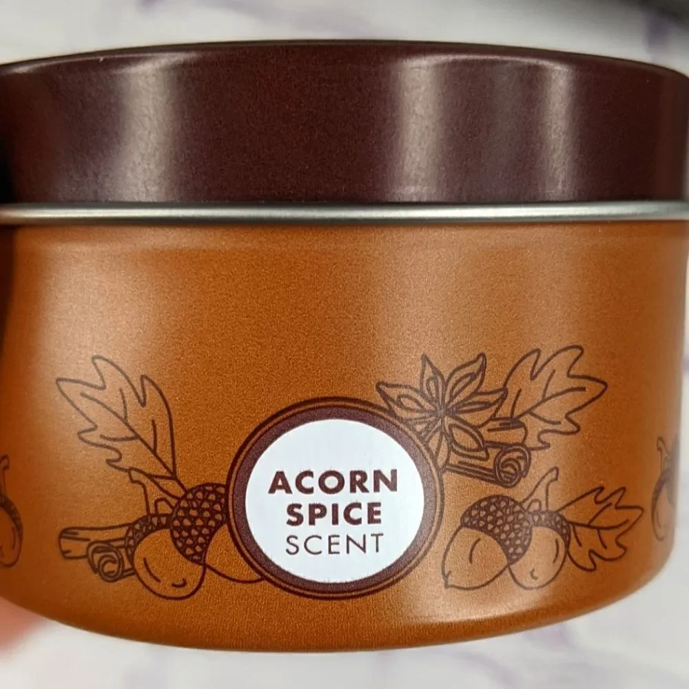 Mrs. Meyer's Clean Day 2.9 Oz. Acorn Spice Fall Tin Candle